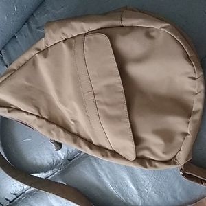 AmeriBag brown. Multiple storage pockets.